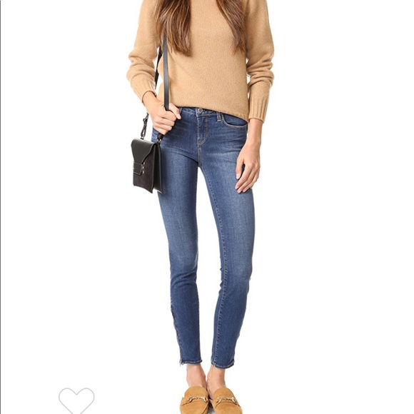 L'AGENCE Denim - L’AGENCE Chanelle Ankle Zip Jeans, Sz 30, EUC